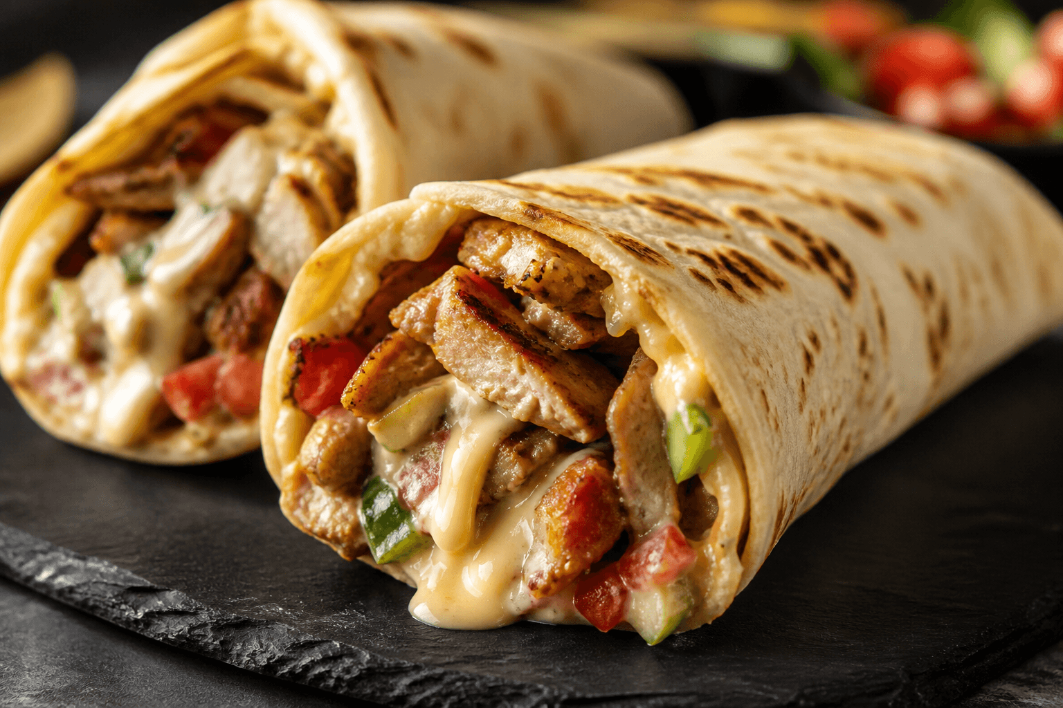 Cheese shawarma