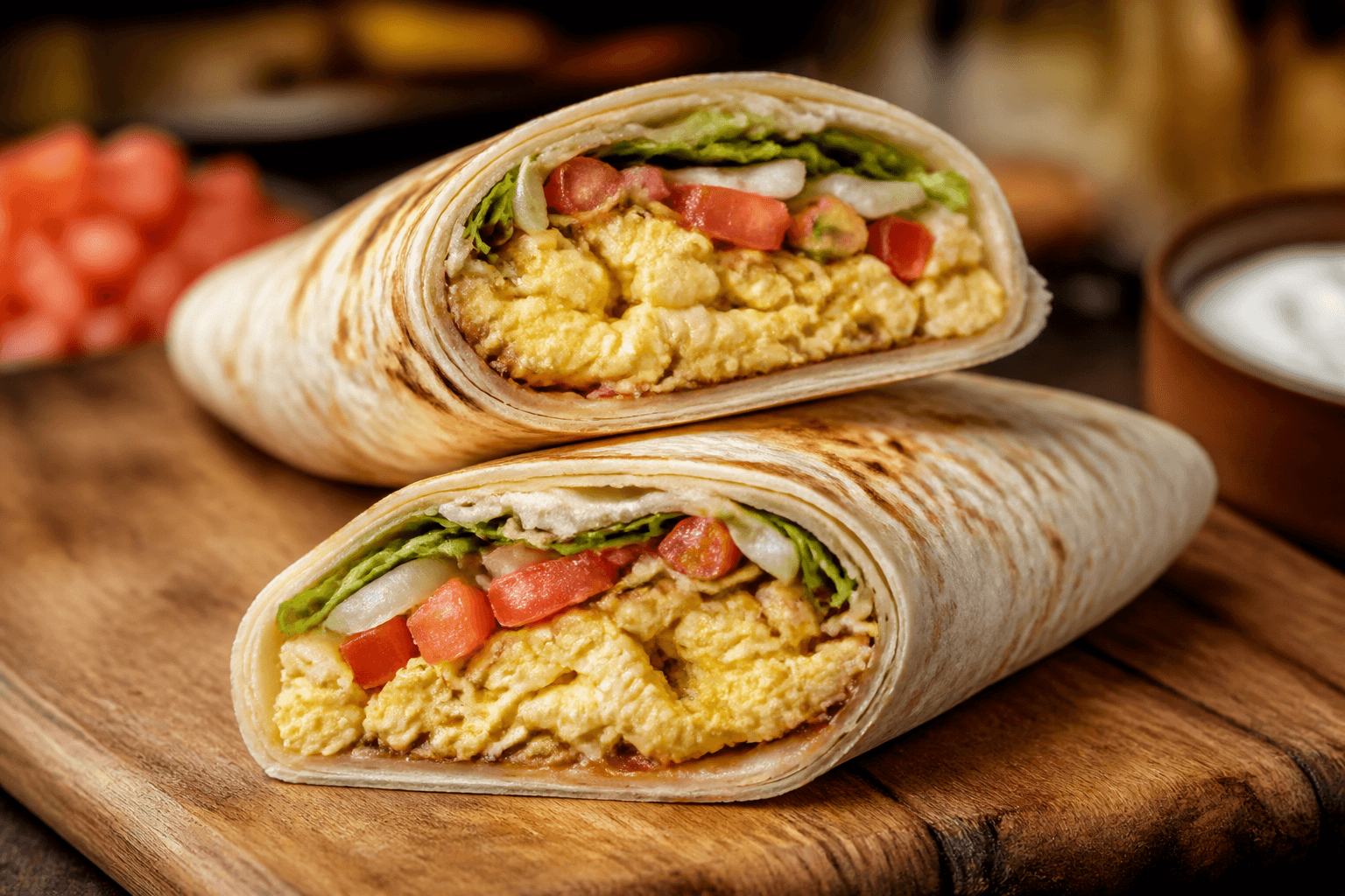 Egg shawarma