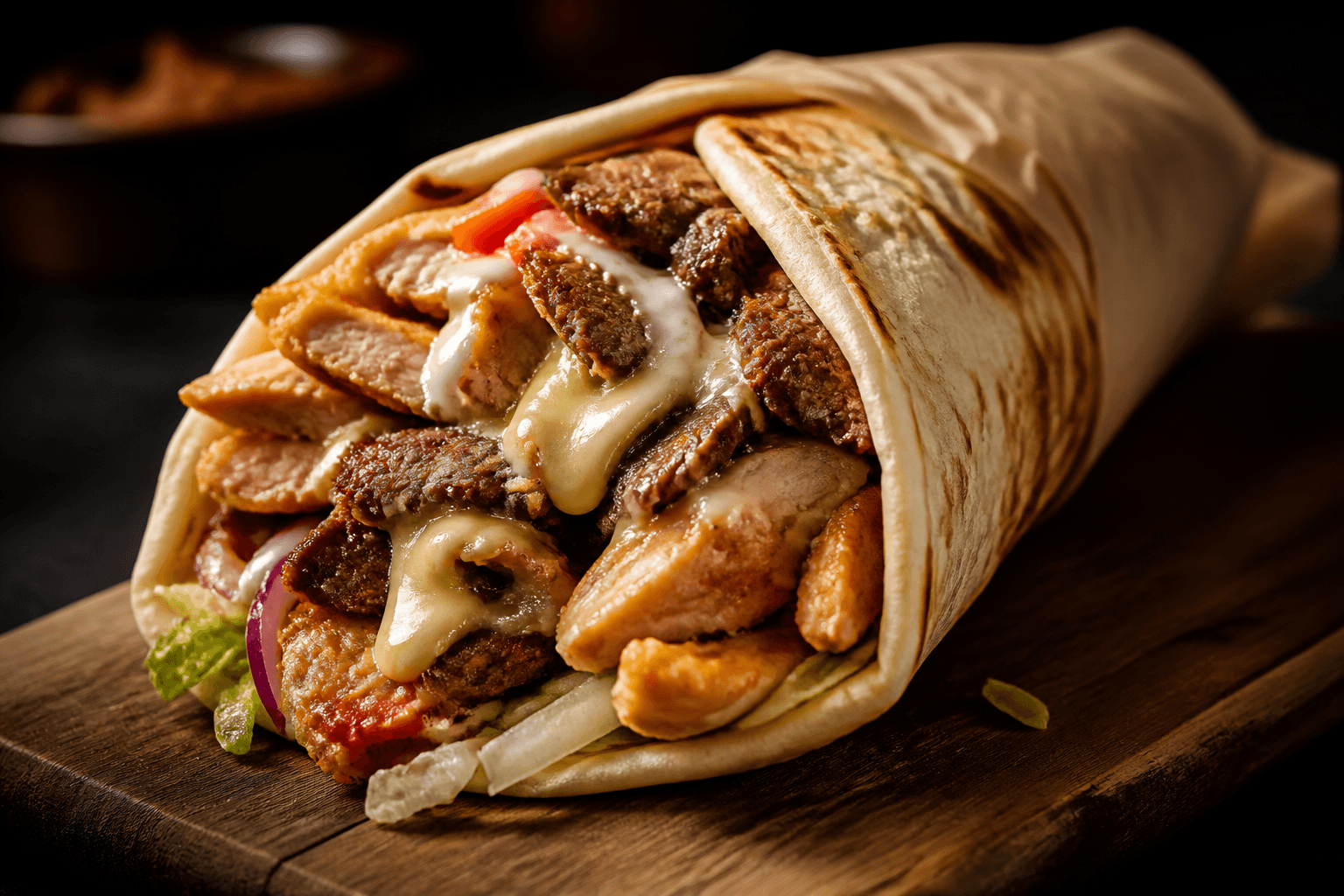 Mixed shawarma