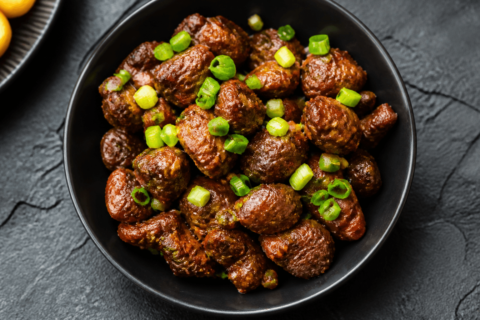 Spicy spring onion wings / gizzards